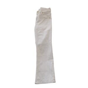 Divided H M White Bootcut Jeans Size‎ 4 Cotton Elastane Blend Casual Everyday